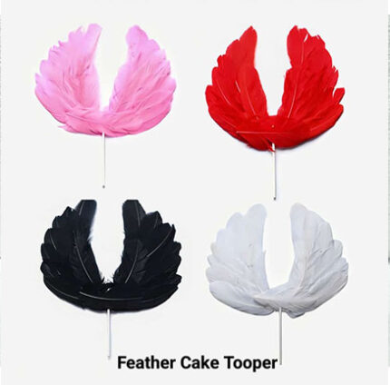 Feather Cake Topper 1 Pc