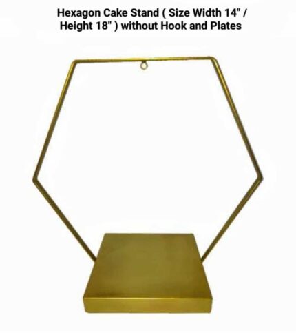 Hexagon cake stand