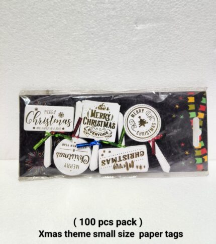 Xmas Theme Small Size Paper Tags