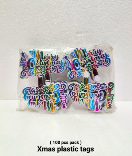 Xmas Plastic Tags