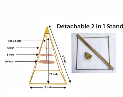 Triangular Chandelier Cake Stand