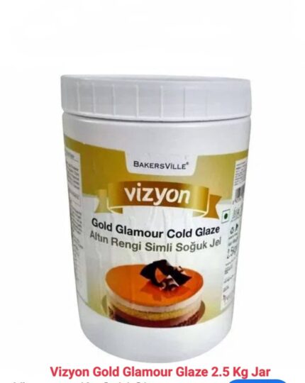 Vizyon Golden Glamour Glaze Jar