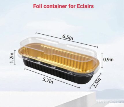 Foil Container for Eclairs