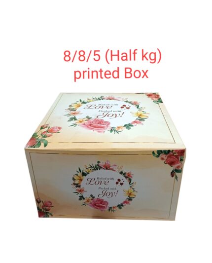 8/8/5 (Half kg) Printed Box -Rs12 /pc (Moq 100pcs)