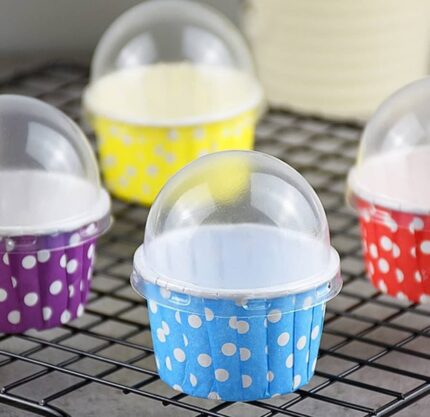 Curl Edge Paper Cup With Lid (50mm/30mm)- Rs.3.50/1Pc  -Rs.350 (100Pc)