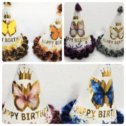 Butterfly Glitter Cap -Rs.35 (1 Pc)