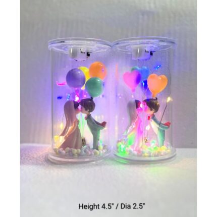 Fancy Cake Lighting Cute Couple